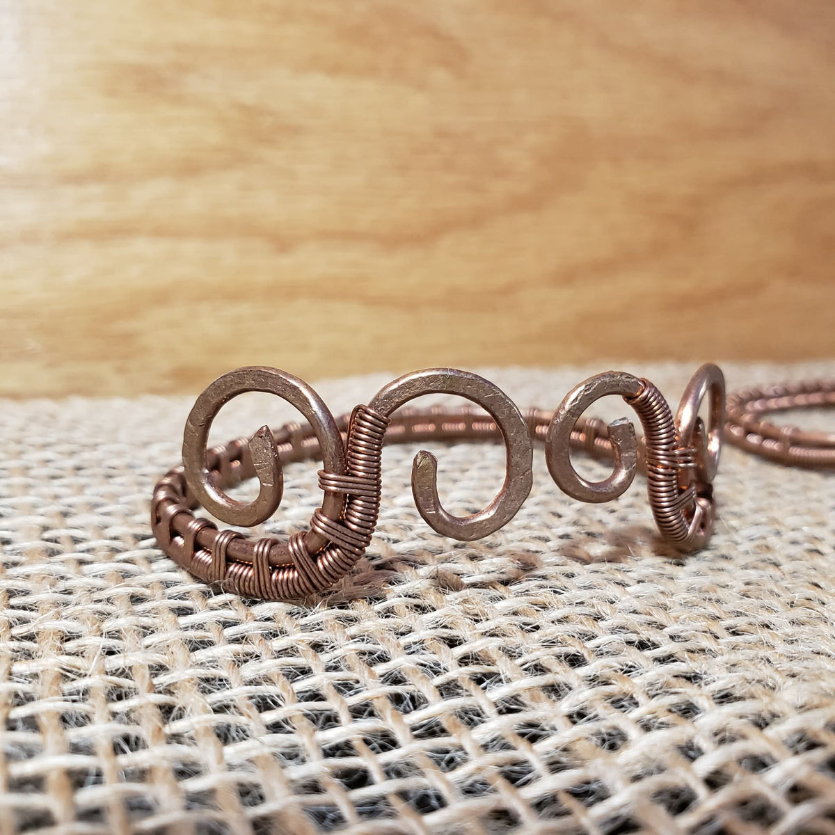 Copper Wave Cuff