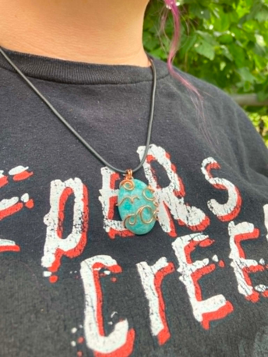 Amazonite "Lake Vibes" Pendant