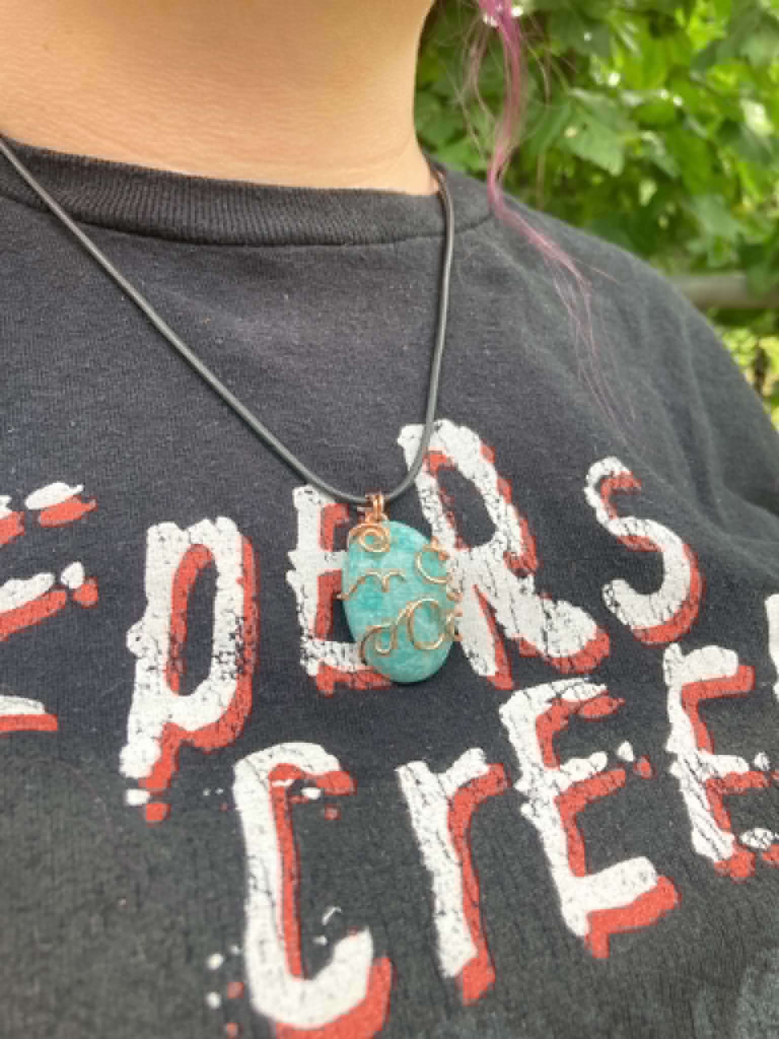 Amazonite "Lake Vibes" Pendant
