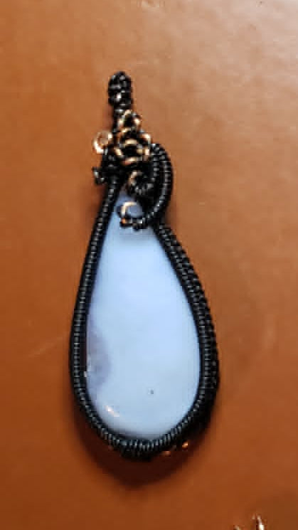 Blue Lace Agate Pendant
