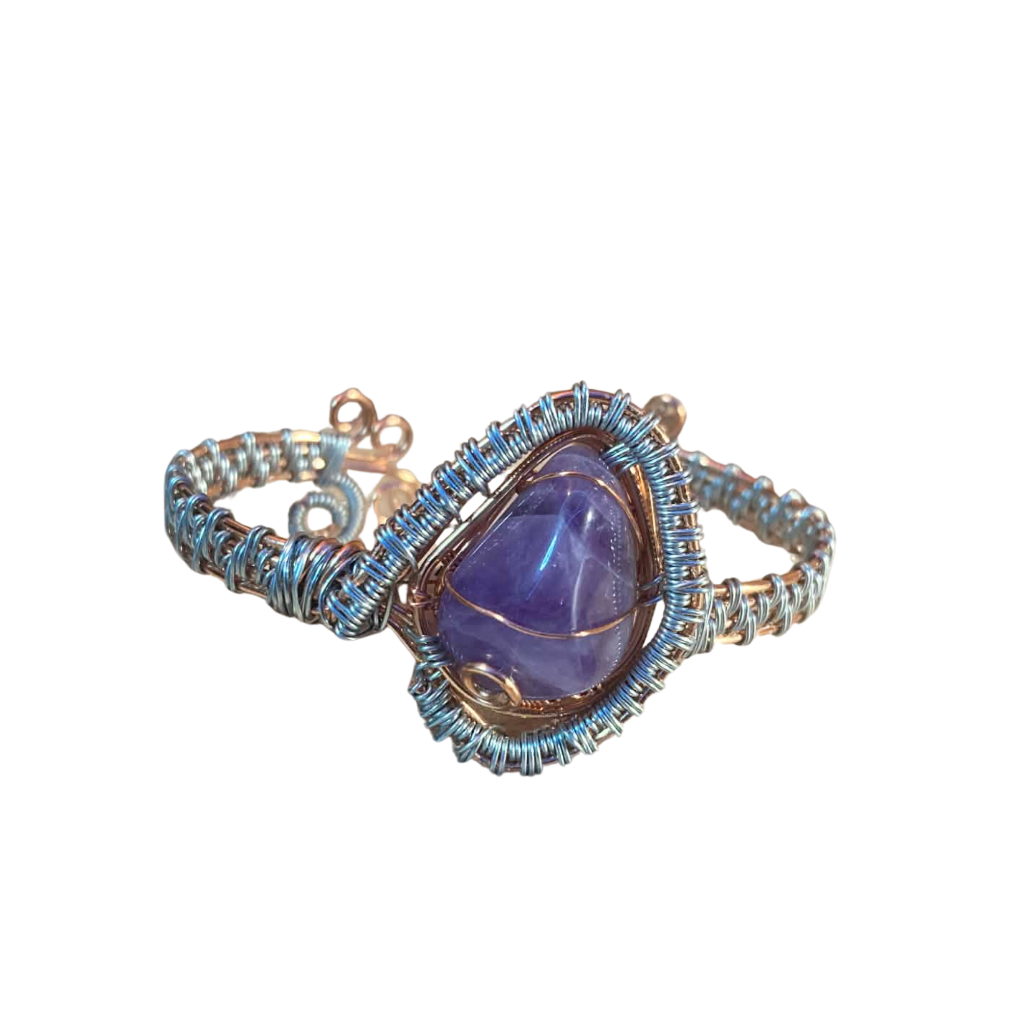 Amethyst Cuff Bracelet