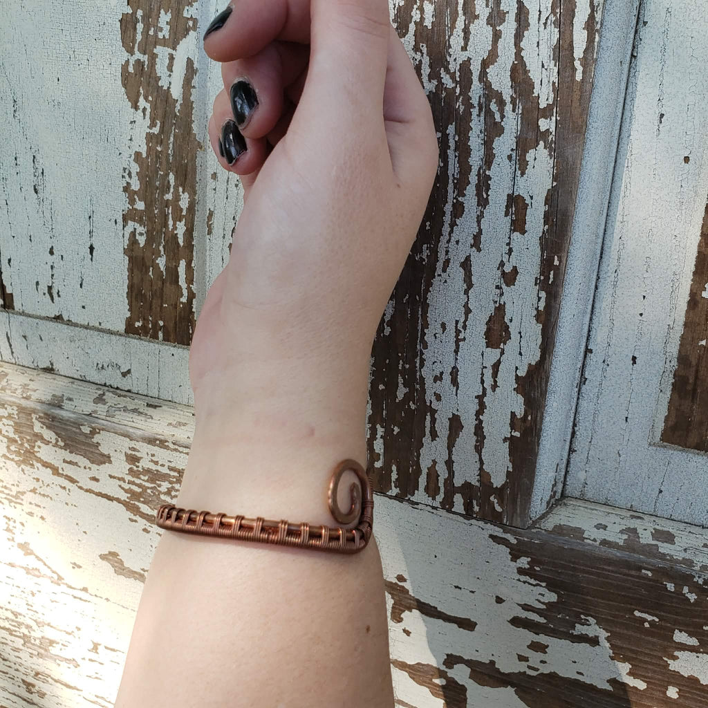 Copper Wave Cuff