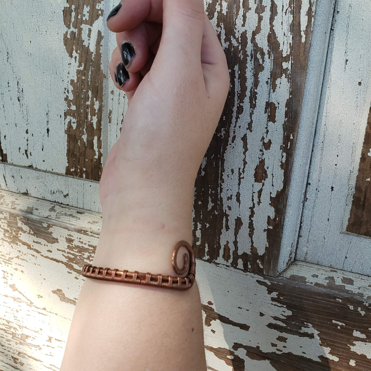 Copper Wave Cuff