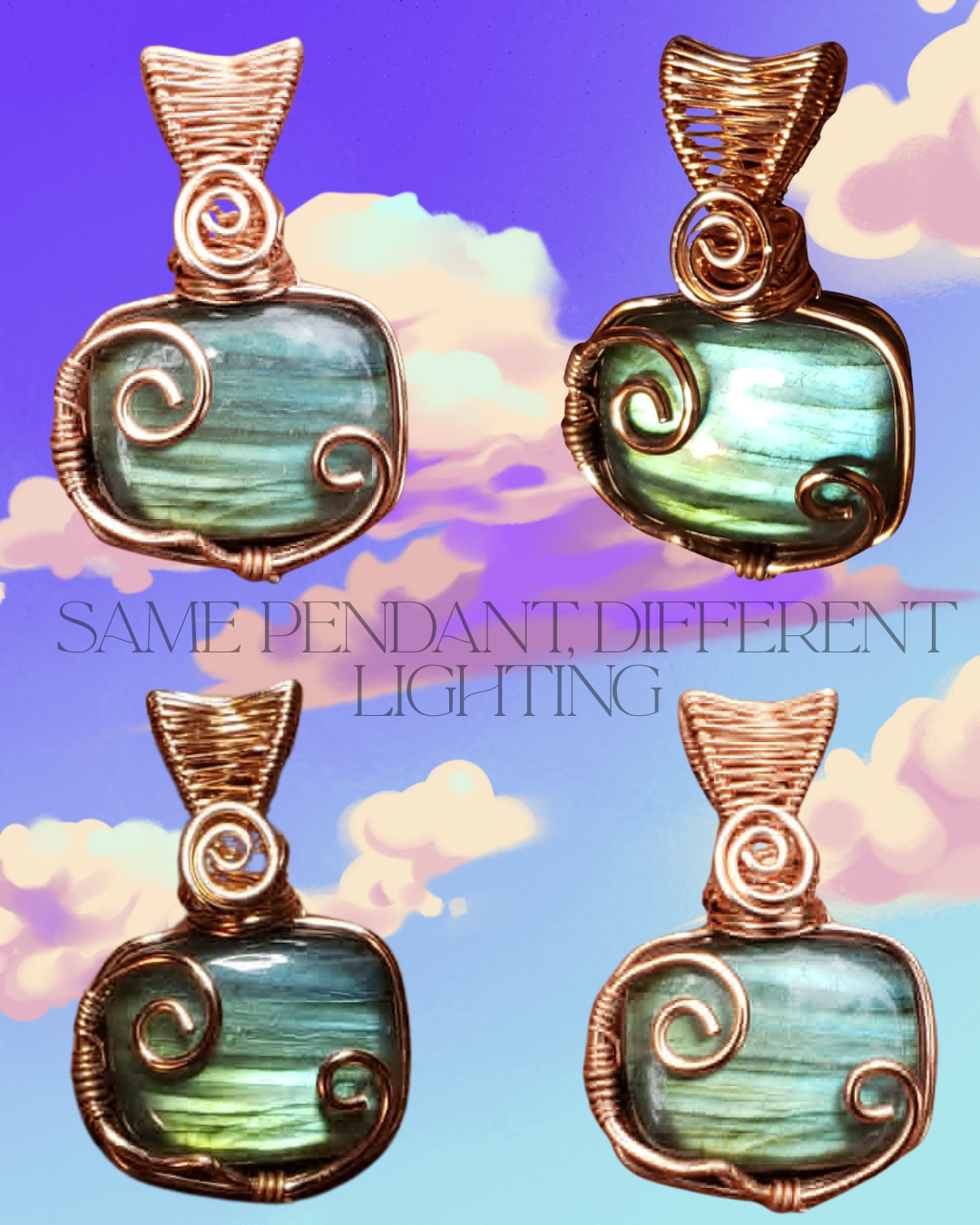 Labradorite "Mana Potion" Pendant