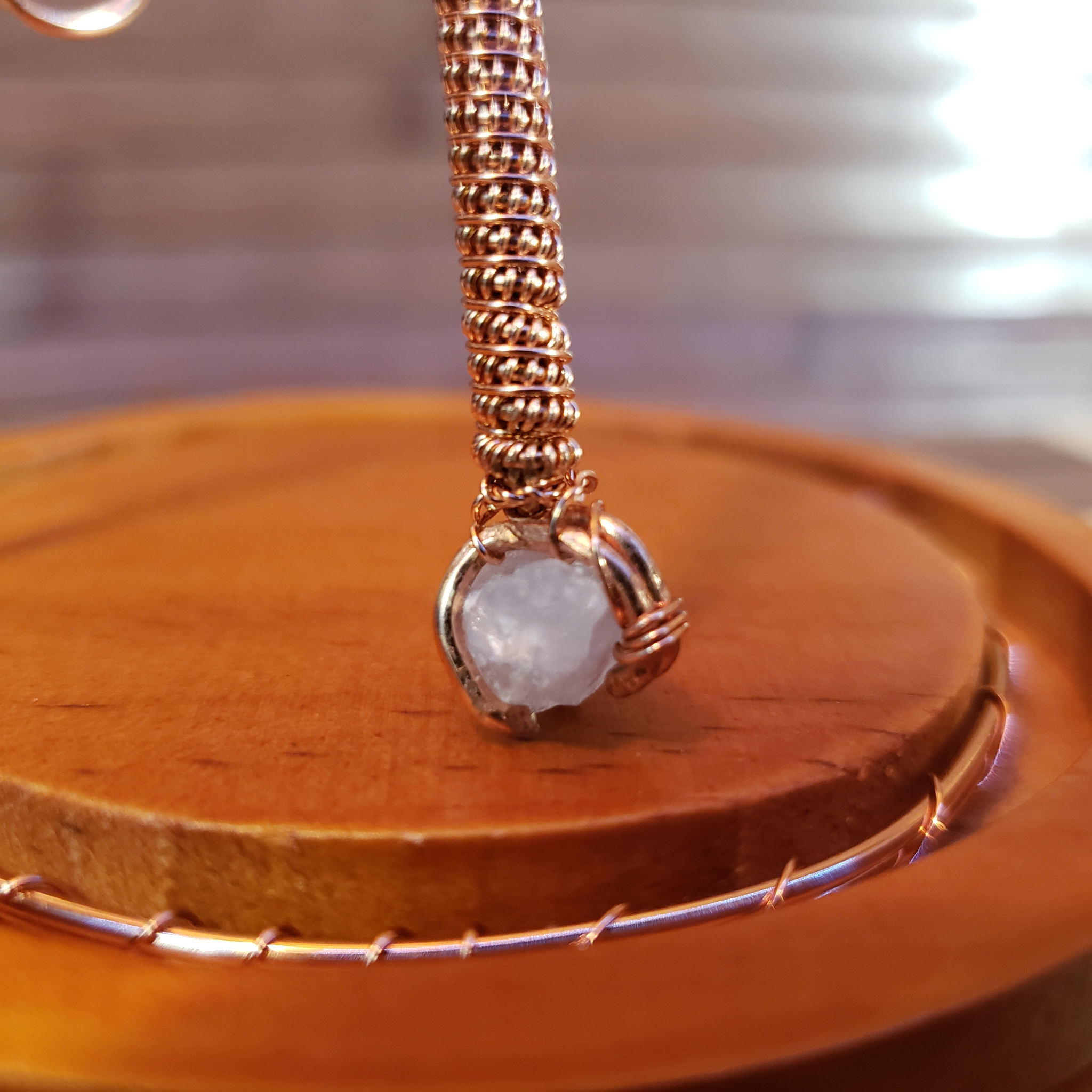 Celestite Staff Pendant