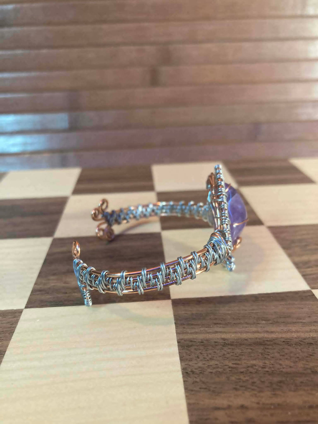 Amethyst Cuff Bracelet