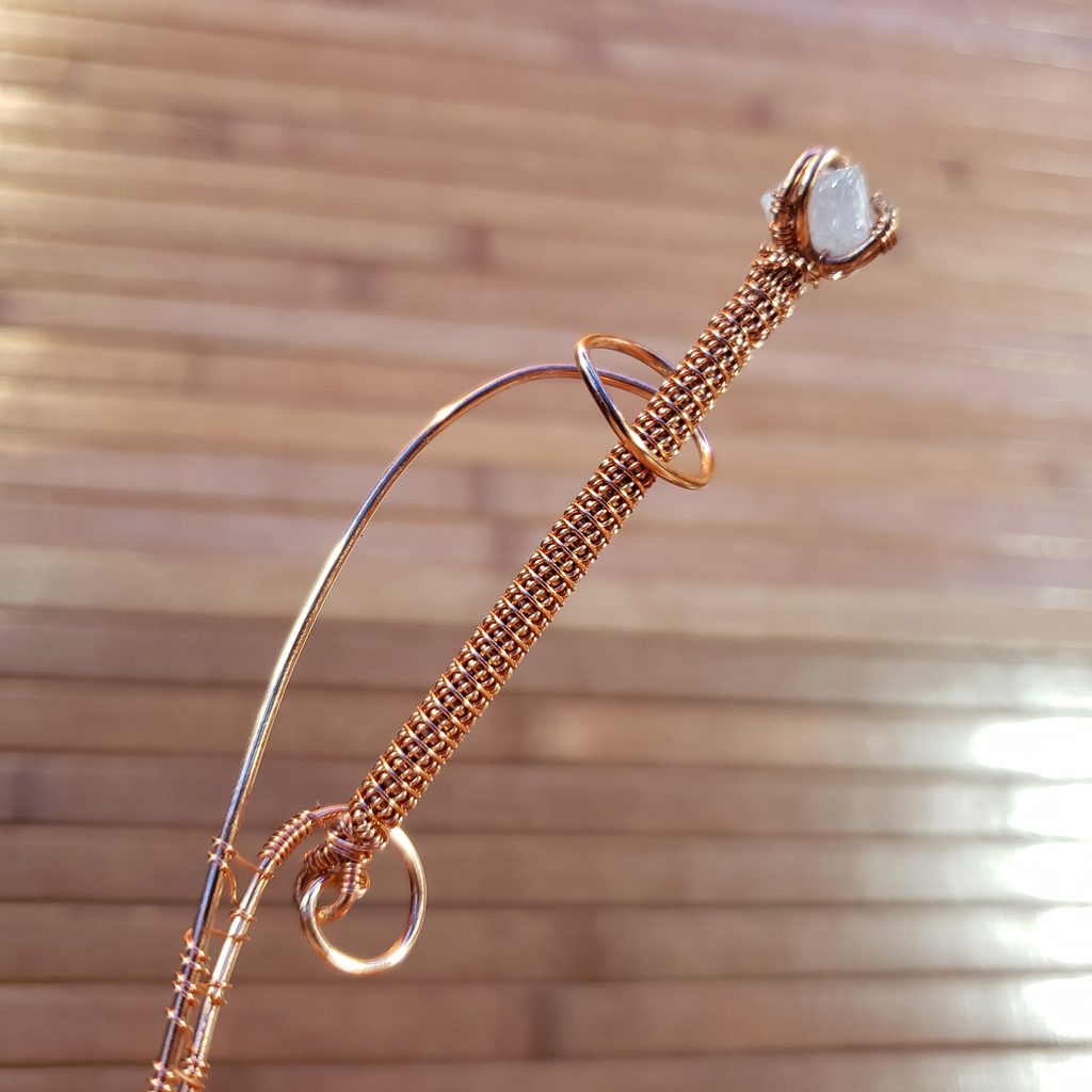 Celestite Staff Pendant