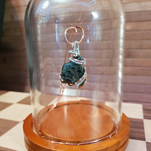 "Ancient Spiral" Kambaba Jasper Pendant