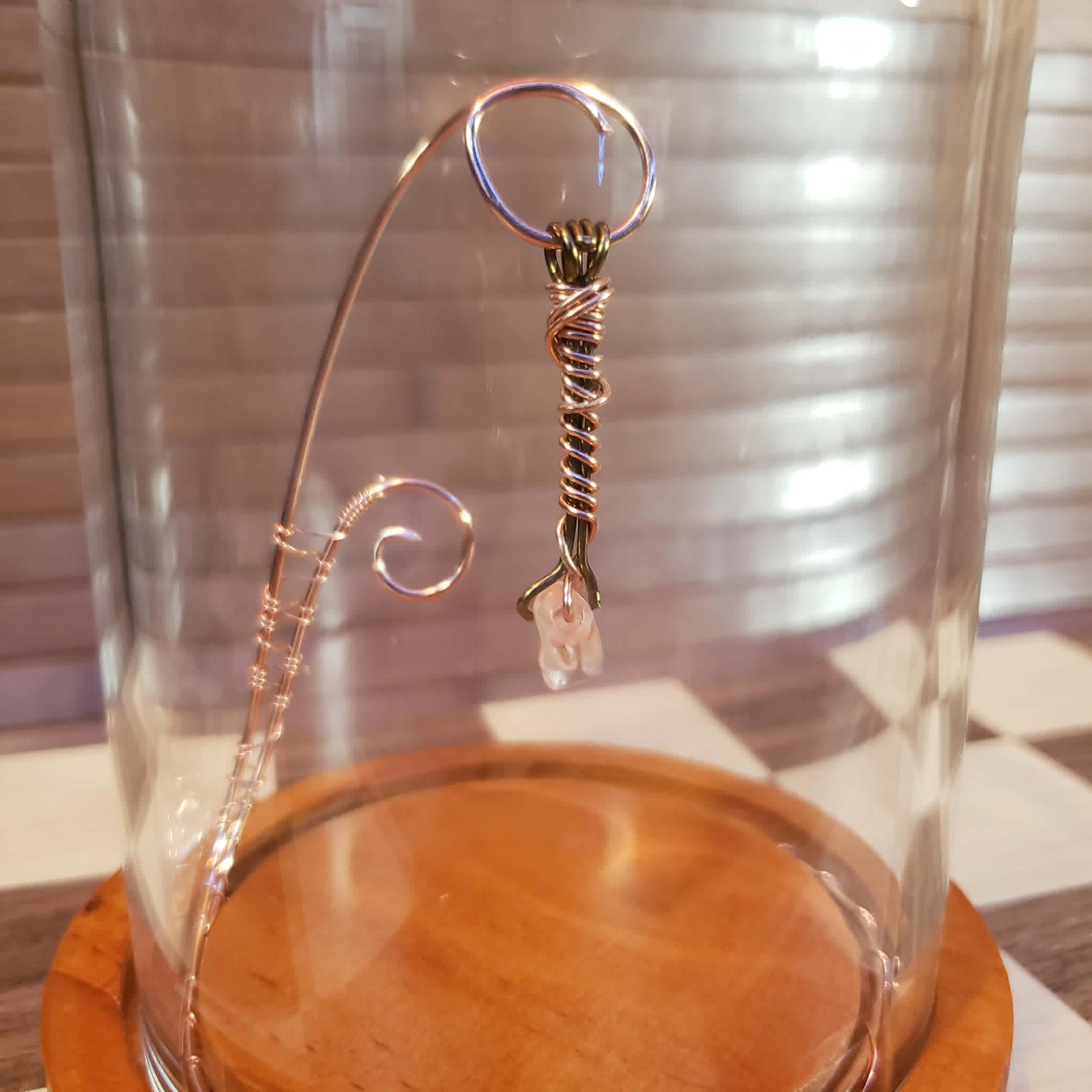 Cherry Quartz Magic Wand Pendant
