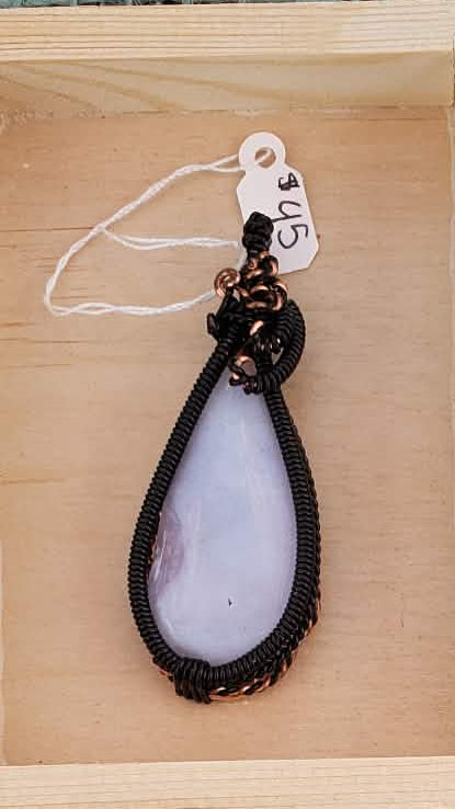 Blue Lace Agate Pendant