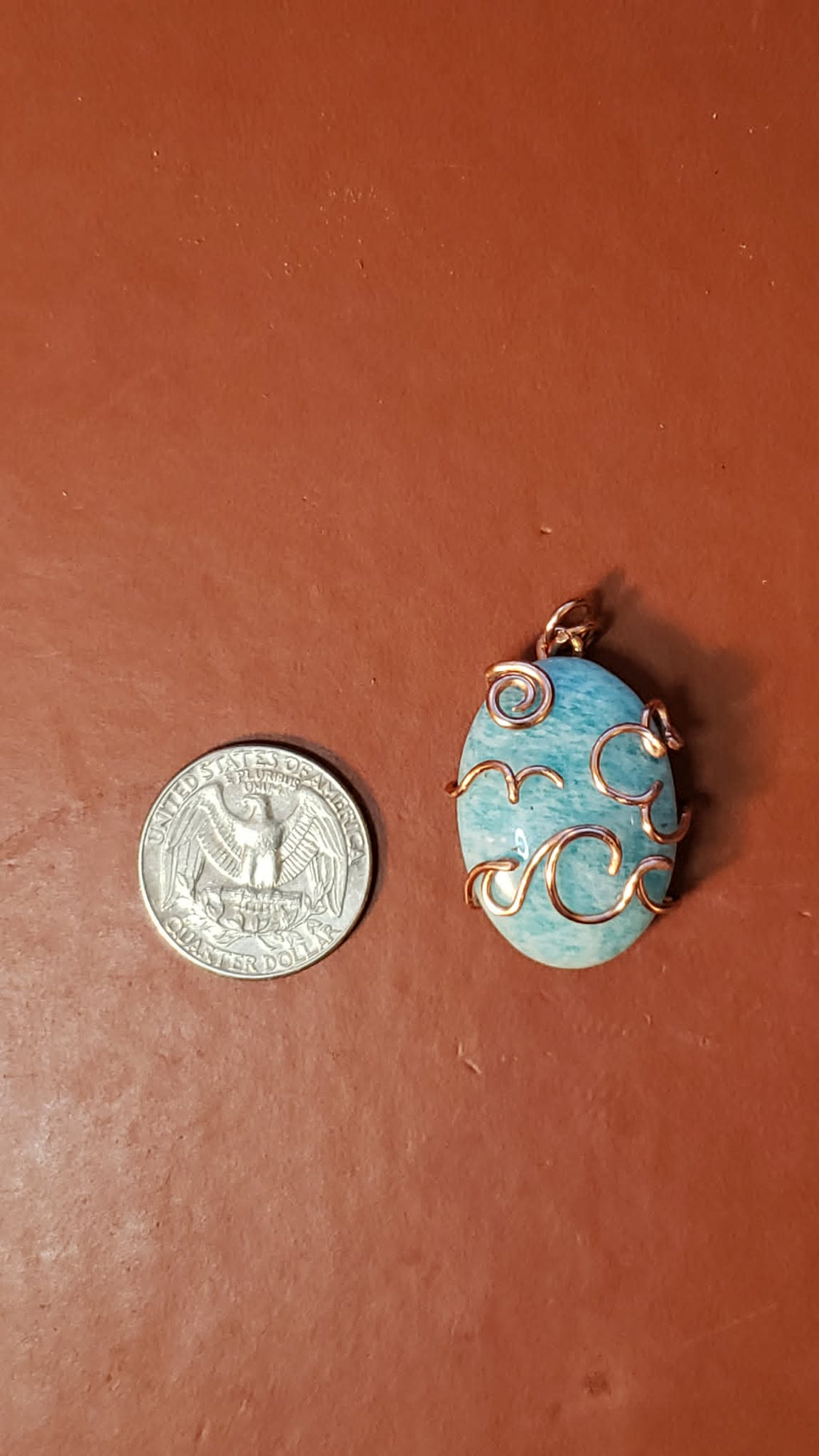 Amazonite "Lake Vibes" Pendant