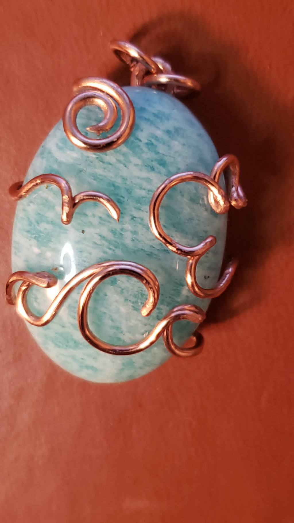 Amazonite "Lake Vibes" Pendant